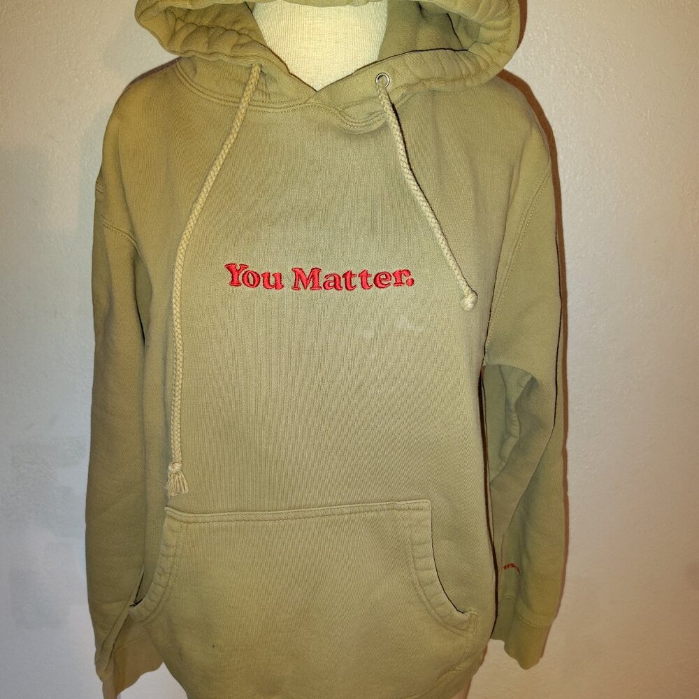 You Matter by Demetrius Harmon Hoodie M Pullover Embroidered Sweatshirt Fleece.